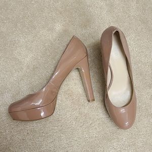 Platform Tan Heels
